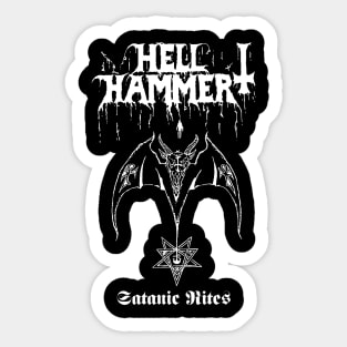 HELLHAMMER – Satanic Rites Sticker